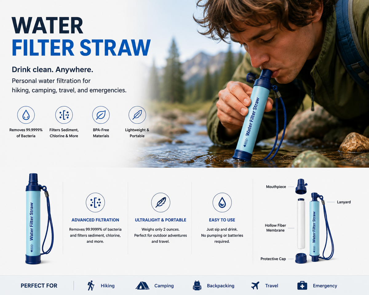 water filter straw