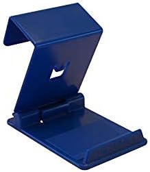 The SkyClip+ Phone & Tablet Holder for Air Travel, Home and Office Use - Inflight Phone Mount & Stand Compatible with iPhone, Android, Kindle and Tablets - Travel Accessory (Blue & Blue, 2 Pack)