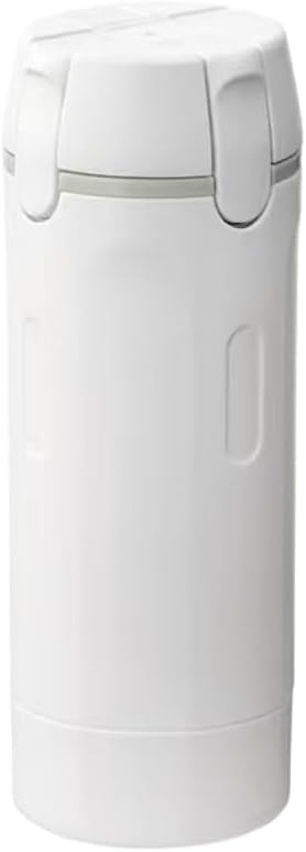 Travelers' Portable Leakproof Plastic 4-in-1 Toiletry Dispenser Set Refillable Shampoo Lotion Containers for Business Trip Gym Shower Essentials (White)