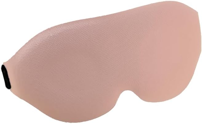 Zero Eye Pressure Sleep Mask for Side Sleepers, 3D Blindfold for Travel, Soft Light Blocking Eye Mask for Women Men, Night Sleep Mask for Insomnia Relief, Blackout for Sleeping
