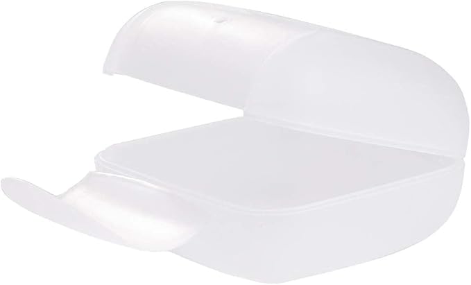 2 Pcs Small Size Plastic Soap Case Holder Container Box Home Outdoor Hiking Camping Travel,2.75 * 2.75 * 1.65 inch Clear