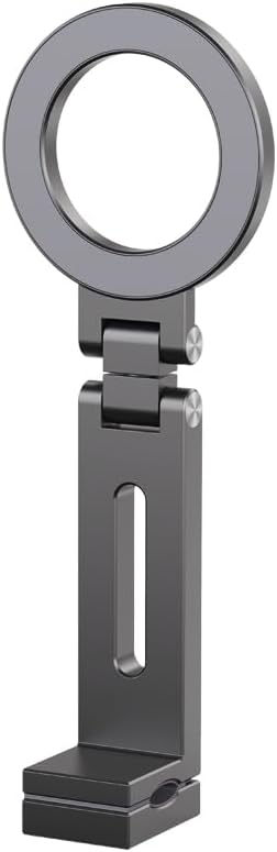 Magnetic Airplane Phone Holder Travel Essentials 360° Flexible Rotation Hands-Free Airplane Phone Mount Foldable Cellphone Mount Adjustable for iPhone 15 Pro Max 14 13 12 Series