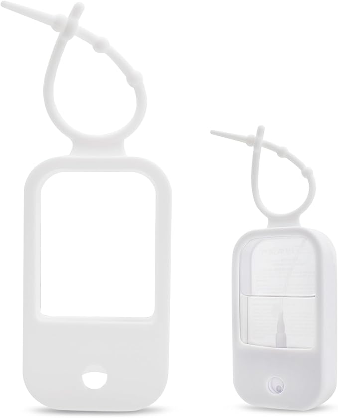 Silicone Case Compatible with Touchland Hand Sanitizer Spray (Fit for 1 FL OZ) Hand Sanitizer Holder Protective Case