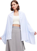 Sun Shawl UV Sun Protection UPF 50+ Beach Travel Scarf Wrap Summer Swimsuit Cover Up Cooling Blanket