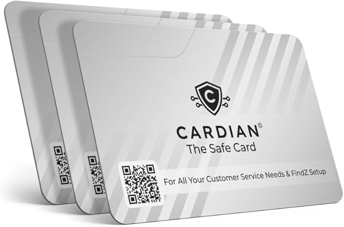 Cardian RFID Blocking Cards Set 3 – Credit Card Protector for Wallets, Passport Shield & NFC Blocking Device | Anti-Skimming Protection for Debit, ID & EMF Cards | Travel Accessories for Men and Women