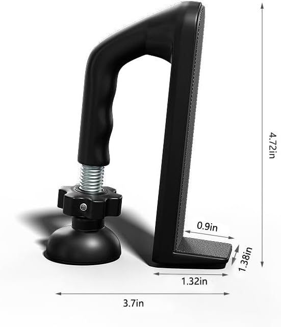 Portable Door Lock for Travel,Door Stopper Security for Hotels/Apartments - Reinforced Locking Device for Extra Safety for Women, Solo Travelers & Kids. (Black)