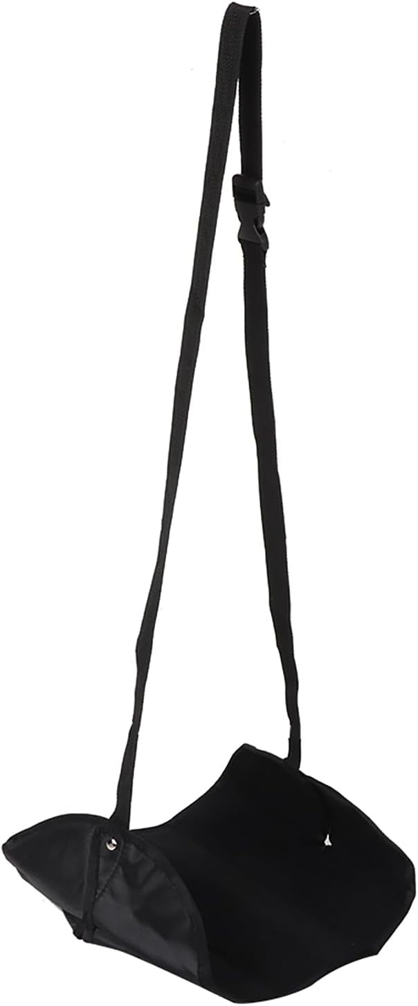 Airplane Footrest Hammock | Travel Feet Rest for Office/Bus/Train | Adjustable Strap & Compact Design | Relieves Back Pain & Leg Swelling