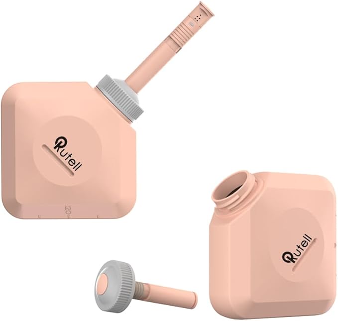 Portable Bidet for Travel, Handheld Toilet Bidet Sprayer for Toilet, 240ml High Pressure Bidet Sprayer 360° Rotating Nozzle for Women & Children Camping