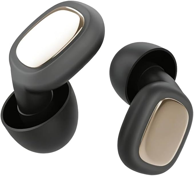 Ear Plugs for Sleeping 32dB Noise Reduction Earplugs for Noise Cancelling & Sleep, Reusable Travel, Work, Focus & Concert, Ultra Soft with 4 Pairs of Ear Tips & a Portable Case