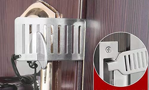 YnFag Portable Door Lock Home Security Door Locker Travel Lockdown Locks (Travel 2)