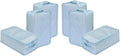 Travel Shoe Bags, Foldable Waterproof Shoe Pouches Organizer-Double Layer (6 Blue Shoe Bags)