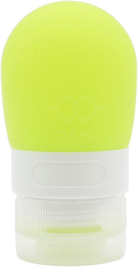 Mziart Portable Soft Silicone Travel Bottles Travel Containers(1.3OZ, Pack of 3)