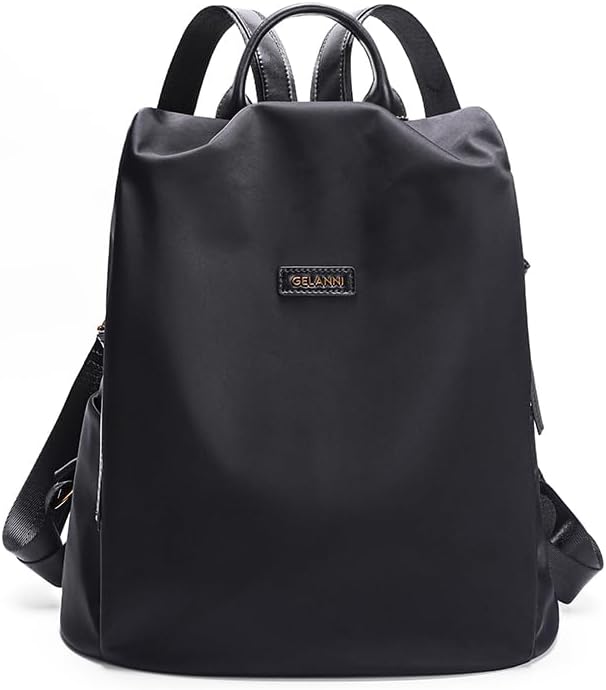 Women's Backpack Purse Nylon Anti-theft Water Resistant Lightweight Small Shoulder Bags for Travle Cute Fashion Computer Bag for Work Daily Laptop Backpack Ladies Black