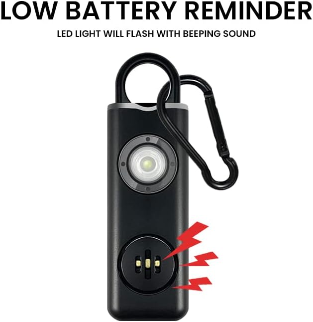Prepared Hero Defense Alarm - 2 Pack - Personal Security Alarm That Fits in Your Pocket