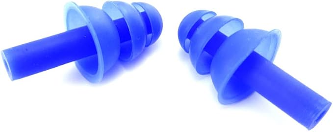 Honbay 6Pairs Reusable Silicone Swimming Earplugs Soft and Flexible Ear Plugs for Swimming, Learning, Hearing Protection, Concerts, Airplanes, Shooting, etc