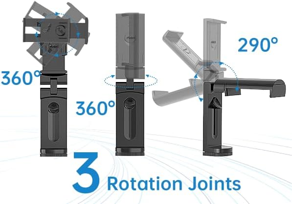 Universal Airplane Tablet Holder Mount, Travel Stand, Handsfree Travel with Multi-Directional 360 °Rotation for Flying, Desk, Study (Universal Airplane Tablet Holder Mount)