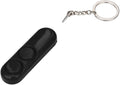 NUOBESTY Personal Alarm Keychain for Women Kids and Seniors 120 Emergency Alert Device with Anti-Theft Features Black