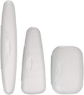 RADIUS Toothbrush Portable Travel Case Kit Standard Toothbrush Soap Razor Case Storage Box for Travel BPA Free 3 Count - Opaque White