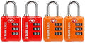 SURE LOCK TSA Approved 3 Digit Luggage Locks With Zinc Alloy Body and Hardened Steel Shackle To Lock Travel Suitcase