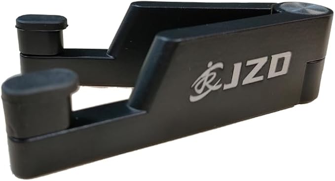 JZD Cell Phone Stand for Desk - Adjustable Angle Foldable & Portable Holder with Stable Base for All Smartphones ﻿