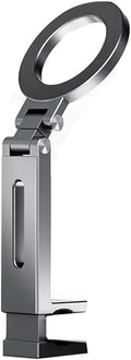Universal Magnetic Phone Holder Travel Essential Flexible Rotation Hands-Free Airplane Phone Mount for Smartphone Gray