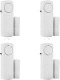 4 Pack Window Alarm Door Magnetic Sensor Alarm for Home Security System, Pool Door Alarms for Kids Safety Toddler Door Open Alert Sensor