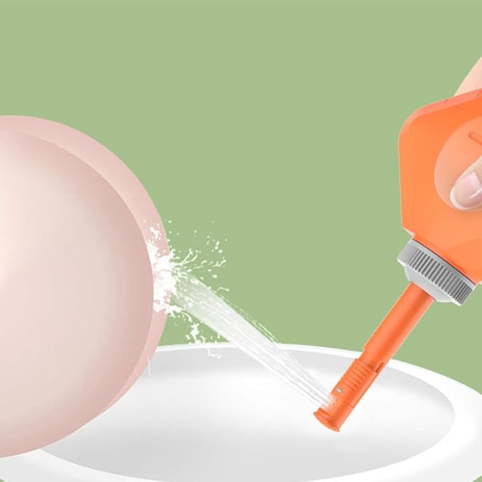 Portable Bidet for Toilet or Travel 2 of Pack.Handheld Bidet for Postpartum Perineal Care,Hemorrhoid Treatment,and Baby,Elderly,Sprayer,Bio, Personal bidets (Pink+Orange Bidet)