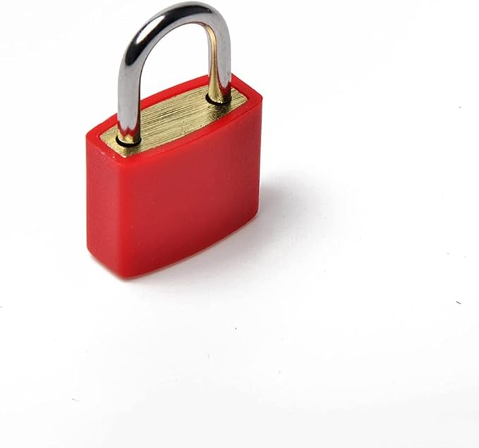 4 Pack TSA Approved Luggage Locks - Suitcase Padlocks with Keys, Travel Baggage Locks for School Gym Lockers, Laptop Bags & Outdoor Gear