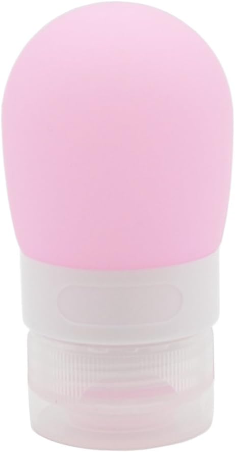 Mziart Portable Soft Silicone Travel Bottles Travel Containers(1.3OZ, Pack of 3)