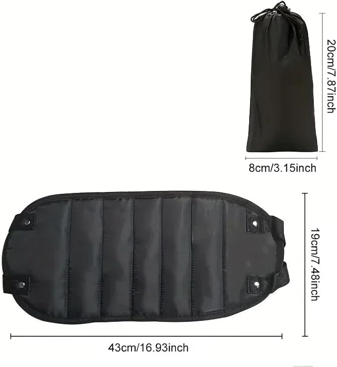 Premium Airplane Foot Hammock for Plane Travel - Ergonomic Foot Rest for Air Travel - Adjustable Leg Rest - Ideal for Long Flight - Comfortable Leg Hammock - Travel Essentials for Airplane Comfort