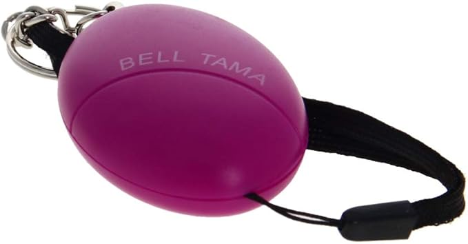 Bettomshin Safe Sound Personal Alarm, 4Pcs 120DB Personal Security Alarm Keychain, Emergency Self-Defense Security Alarm for Women Men Children Elderly, Purple