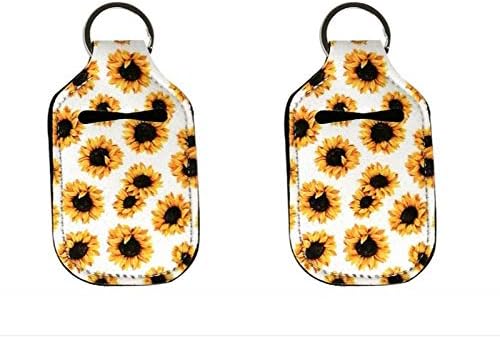 Daisy Lane Hand Sanitizer Holder for Backpack Kids Travel Size Baseball Softball Keychain