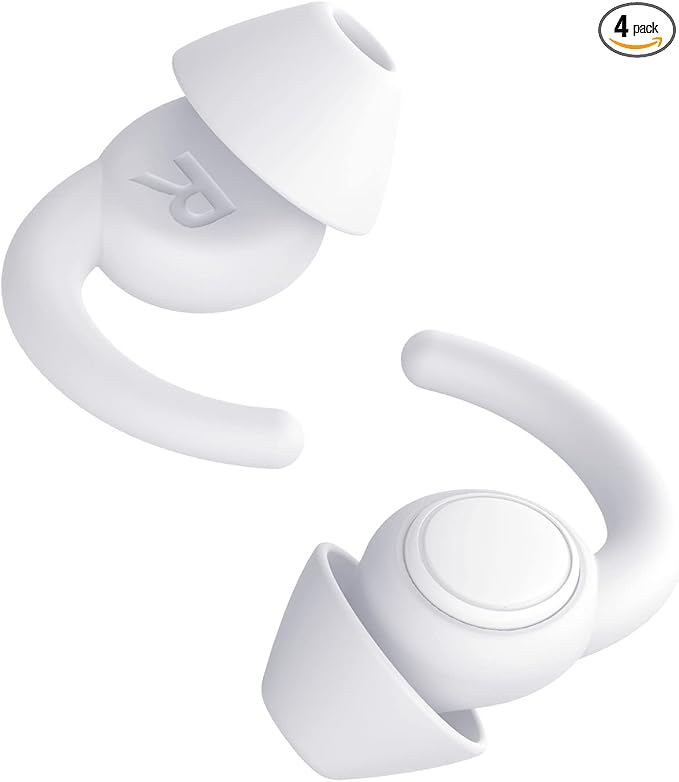 Afflatus Kids Ear Plugs for Sleeping and Small Ear Canls, Age 10-17, Comfort Earplugs for Small Ears, Sleep, Noise Reduction, Concerts, Reusable, Washable (Size S, Pairs*2)