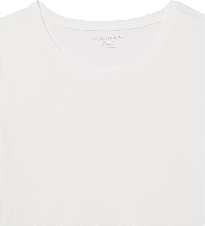 Amazon Essentials Women's Regular-Fit Short-Sleeve T-Shirt (Crewneck and V-Neck Options), Multipacks