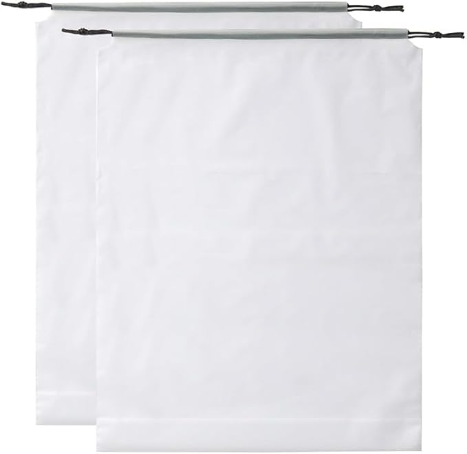 Shoe Bags for Travel, Waterproof Travel Clear Plastic Drawstring Bags, Storage Bags,5 Pack 15.7" x 11.8" Large Packing Cubes for Storage, Travel Essentials, Men's and Women's