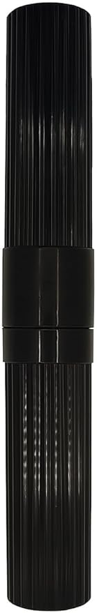 American Comb Toothbrush Holder - Black, Made in USA, with Ventilation Holes, for Toothbrush Covers, Toothbrush Holder, Toothbrush Soft, Durable Design, Hygienic Bathroom Accessory