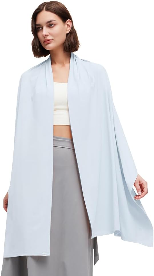 Sun Shawl UV Sun Protection UPF 50+ Beach Travel Scarf Wrap Summer Swimsuit Cover Up Cooling Blanket
