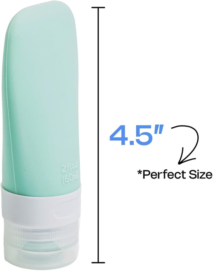 ZENBI Leak Proof Travel Bottles for Toiletries | TSA Approved Toiletry Bottles | Organize Your Travel Essentials | Travel Size Toiletries for On-the-Go Adventure