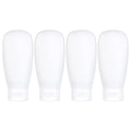 TSA Approved Travel Bottles Set for Toiletries Travel Size Containers Kit 4 Pack Portable Leak Proof Refillable Squeeze Cosmetic Airplane Essential Shampoo Hair Conditioner Body Lotion Bath Shower Gel