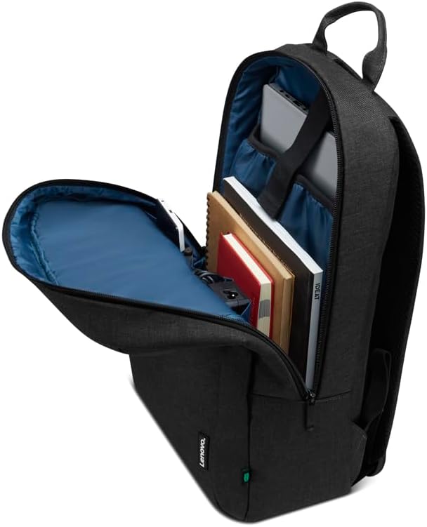 Lenovo 16” ECO Laptop Backpack-B210-Travel Pack for Laptop or Tablet,Durable,Water-Repellent,Made from Recycled Material,Lightweight,Sleek Design for Travel,Business,Casual Backpack-Black,(Pack of 10)
