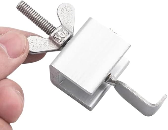 Dual Nut Adjustment Portable Door Lock Hotel Door Locks Self-Defense Door Stop Travel Anti-Theft Door Stopper Safety Lock(Ordinary)