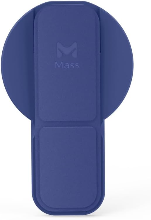 Planet Grip Compatible with MagSafe-Style iPhone Devices, Made from with a Slim Foldable Holder for Secure Magnetic Attachment and one-Hand use (Blue) by Mass
