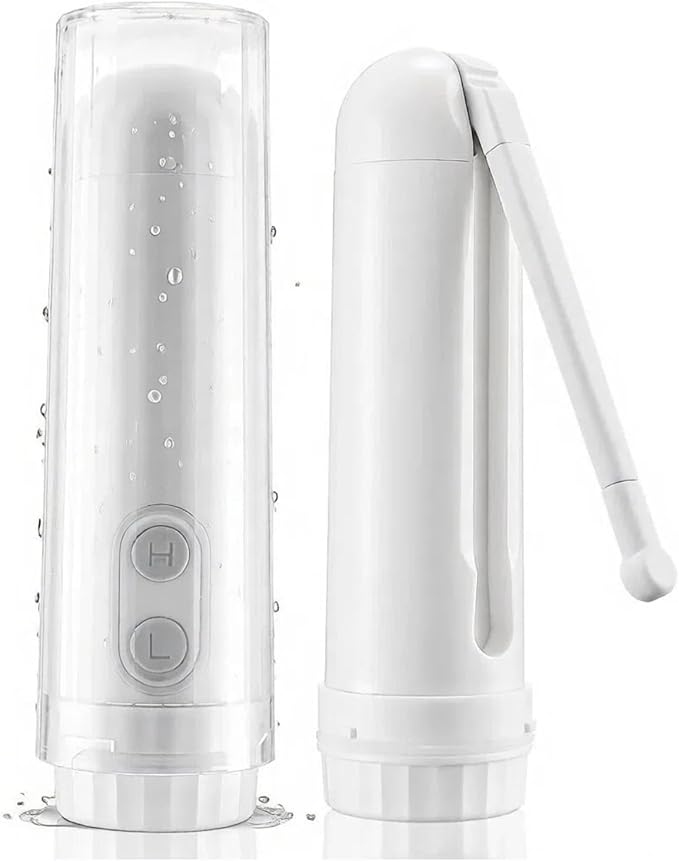 Portable Bidet for Travel Bidet Sprayer with Strong/ Soft 2 Pressure Options, Waterproof, 180° Adjustable Nozzle Handheld Bider for Postpartum Care Women Men Baby Cleaning