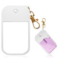 MEMOVAN Hand Sanitizer Spray Case Holder Compatible with Touchland Protective Silicone Case with Keyring Mist Hand Sanitizer Spray Accessory Travel Cover Sleeve Travel Size