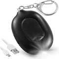 Door Stopper Security Alarm, Door Stopped Alarm When Opened, 130dB Loud Portable Vibration Sensor Door Stop Alarm with LED Flashing, USB Rechargeable for Travel Hotel Home Apartment Safety