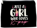 LyoGao K-Pop Gifts for Teen Girls, Kpop Music Lover Makeup Bag Korean Drama Cosmetic Bag for K-Pop Lover Team Music Singer Fan