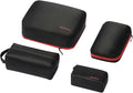 Bee Nesting BeeNesting Waterproof Compression Packing Cubes 5/6/8 sets, Large Travel Packing organizers for Carry on Luggage, 2 Sides Expandable Storage Bags (Black Red, S+M+XL+Lite)