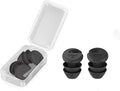 Ear Plugs for Sleeping Noise Cancelling, 36dB Noise Reduction Earplugs, Silicone Reusable Hearing Protection Ear Plug, Waterproof Earplug Suitable for Sleeping (Black,1 Pair)