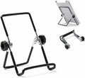 Mizi Adjustable Tablet Stand Holder – Foldable Non-Slip Desk Cradle for 9–12.9" Tablets, iPad, Samsung Galaxy Tab, Kindle Fire & More – Multi-Angle Display Stand for Tablets, Photos & Frames – Black