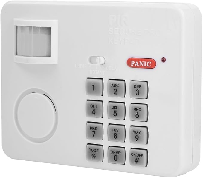 105DB Password Wireless Home Security Emergency Keypad Alarm Siren, 105° Alarm PIR Motion Sensor Detectors Door Window Home Security System